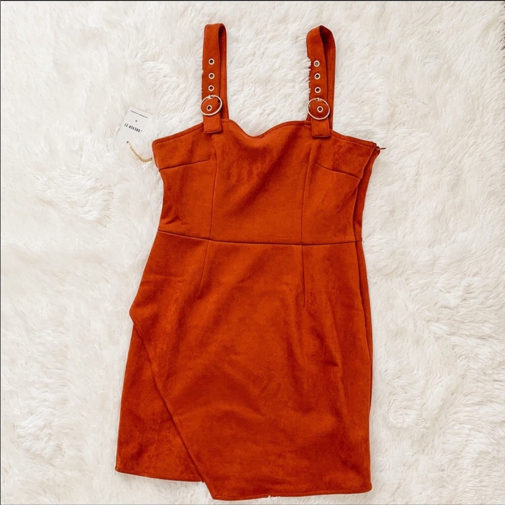 Forever 21 Rust Knit Dress